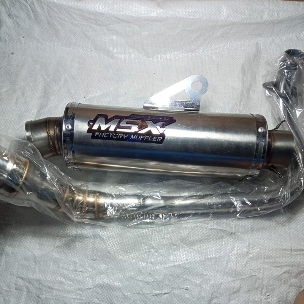 knalpot original msx panjang 25cm dos vario 150 vario 125 dos beat dan Scoopy