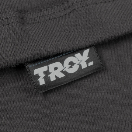 Troy Company Tshirt Dark Grey Naver Stop Trying - Kaos Lengan Pendek Kaos Abu Gelap MTD 2793