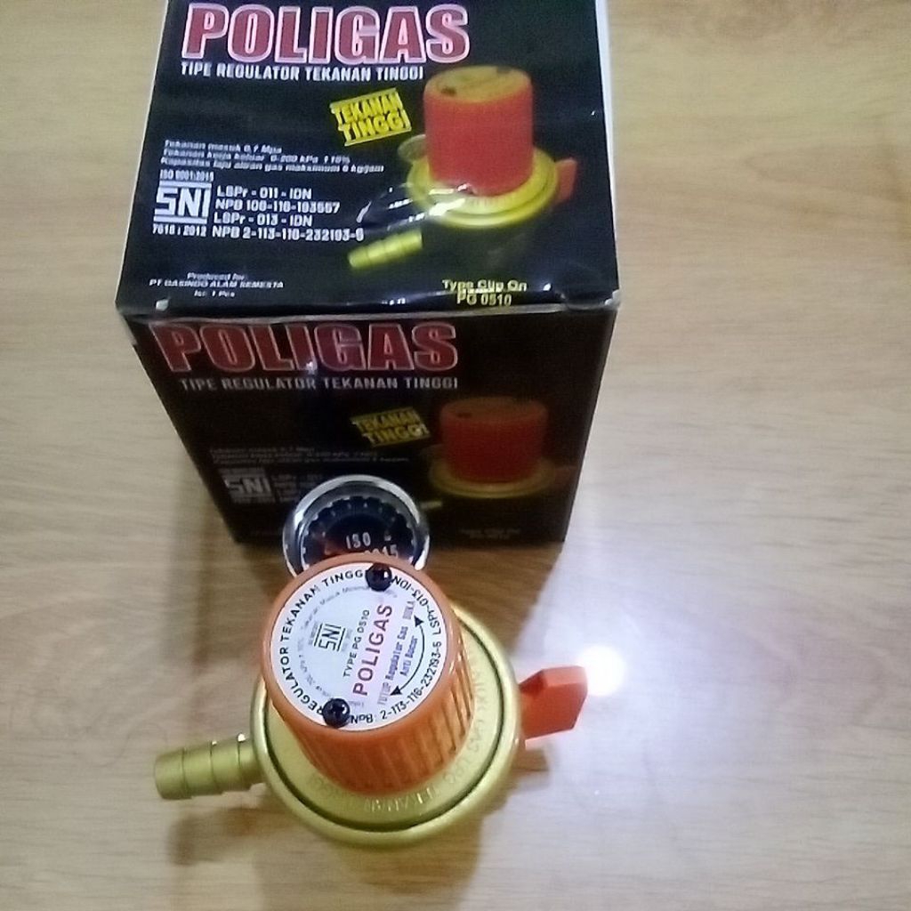 regulator tekanan tinggi poligas M - regulator HP Meter poligas