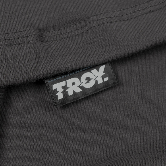 Troy Company T-shirt Dark Grey Leap Over Limits - Kaos Lengan Pendek Kaos Abu Gelap MTD 3224