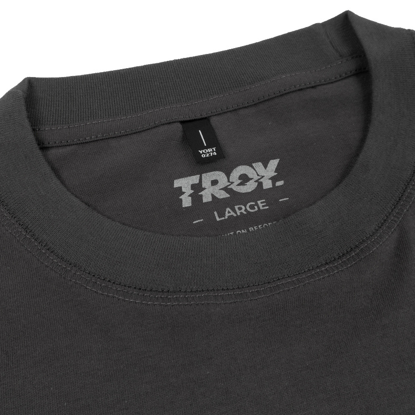 Troy Company T-shirt Dark Grey Dead Good - Kaos Lengan Pendek Kaos Abu Gelap MTD 2733