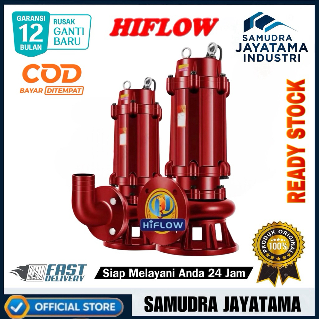 Pompa Celup Air Kotor Hiflow Submersible Pump 4Inch 380V Industri