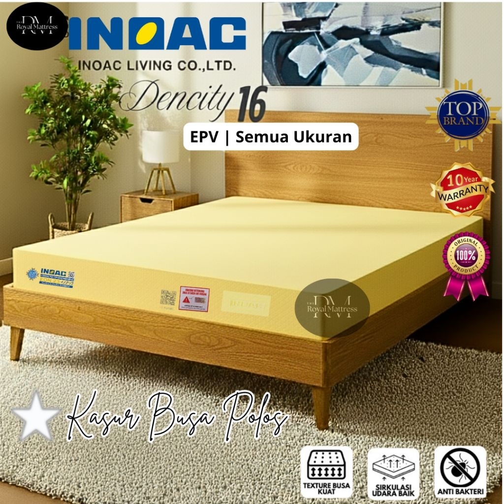 Kasur Busa INOAC EPV ORIGINAL Dencity 16 Garansi 10 Tahun Original Hanya Busa Tanpa Sarung