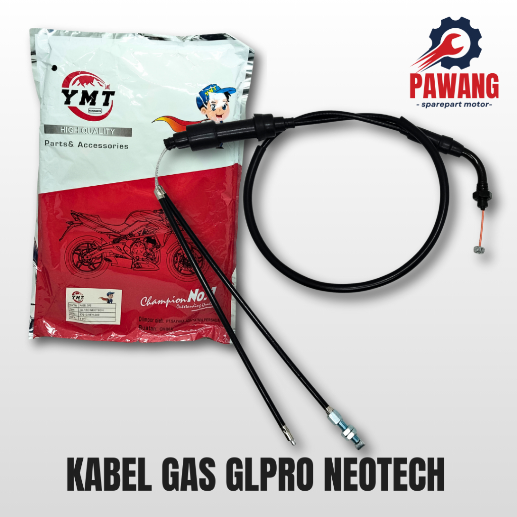 Kabel Gas GL Pro Neotech Megapro lama (KEH) - Tali Gas GL Pro Megapro Old