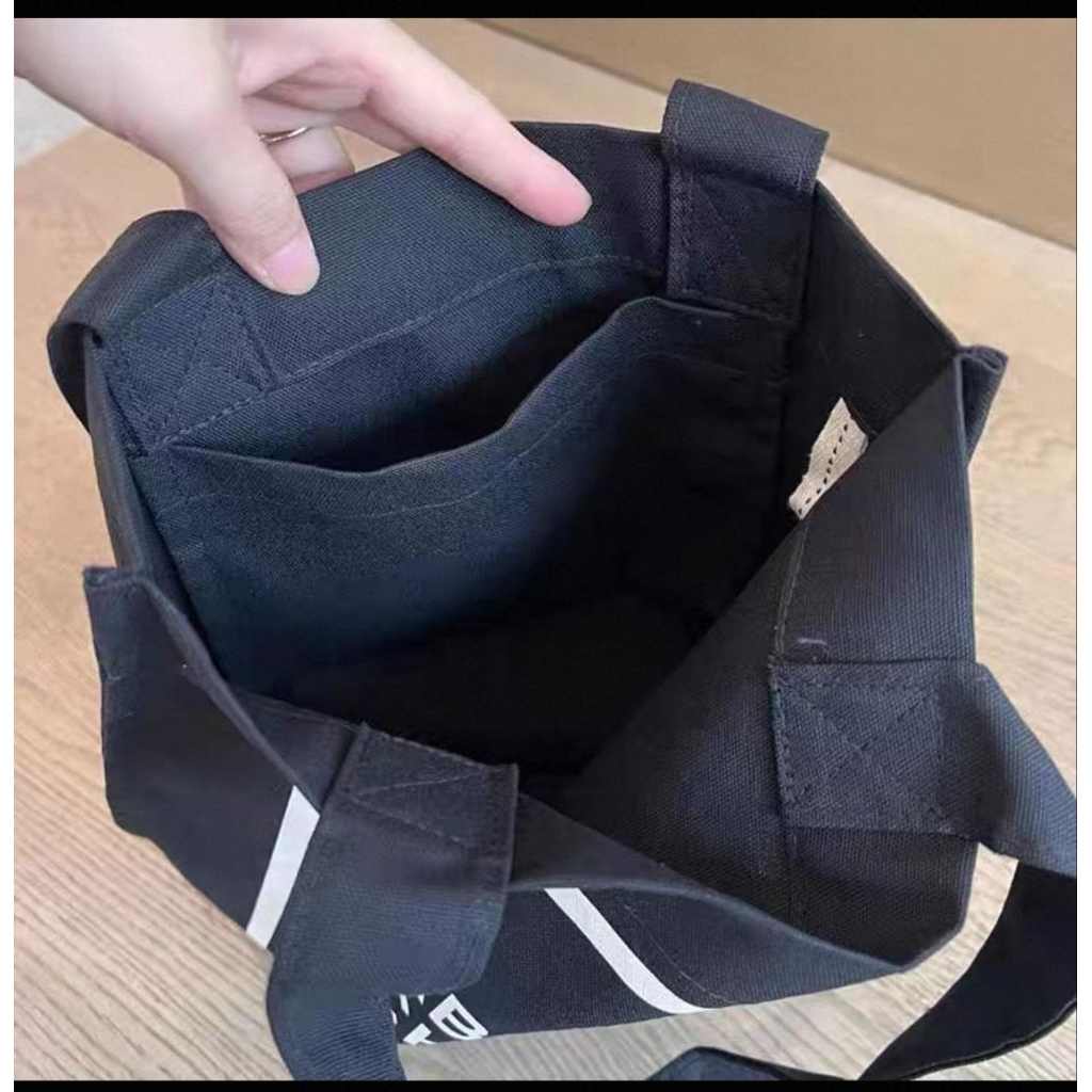 VIP GIFT tote bag Ch*nel/ tote bag cantik hitam