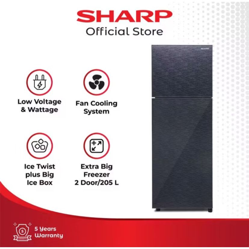 Kulkas SHARP 2 Pintu  246 XG