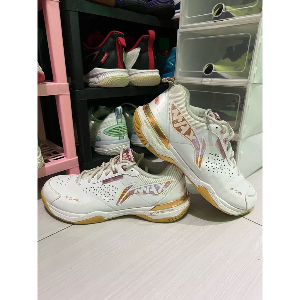 SEPATU BADMINTON @L-NNG_DF-01 MAX (size 44 1/3)