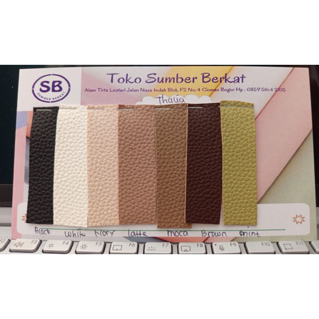 bahan kulit imitasi, kain Sintetis THALIA/ METERAN (1.45m x 1m) untuk tas dan sepatu