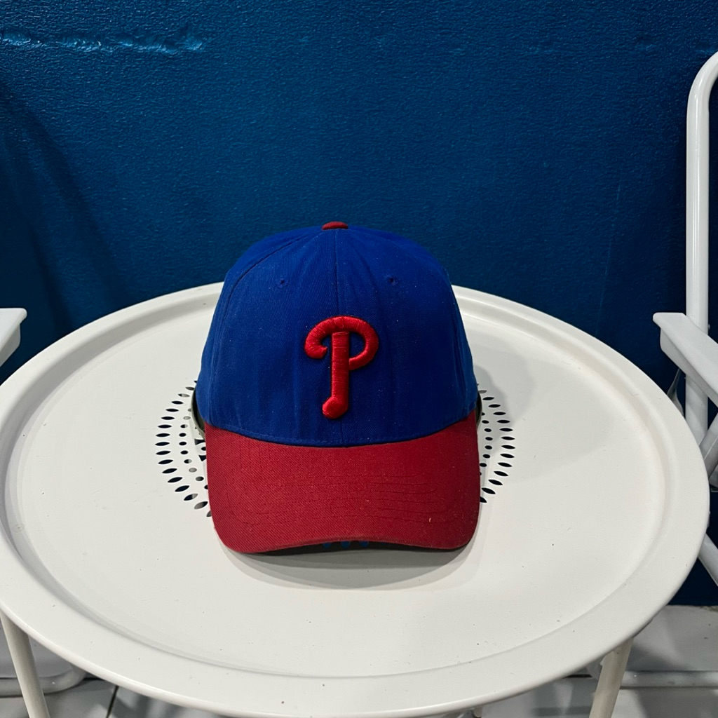 Topi MLB Philadelphia Phillies Biru second original