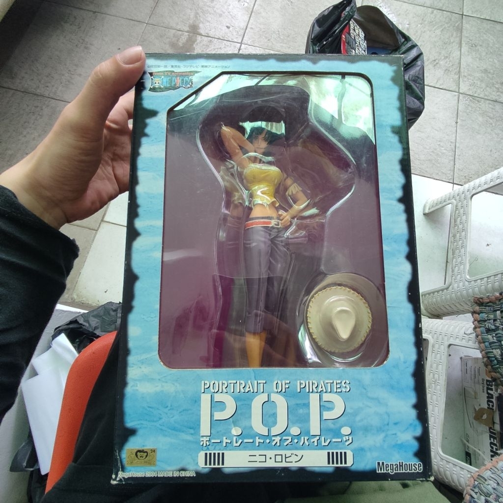 RARE ORI BIB Megahouse Portrait Of Pirates POP One Piece Series NEO 5 Nico Robin PVC figure figur 2n