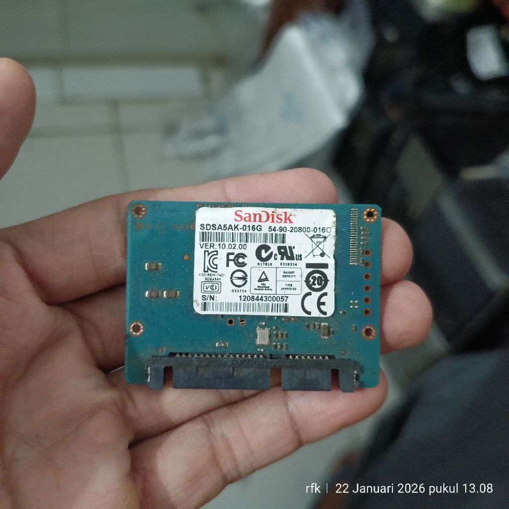 SSD Sandisk 16GB SATA