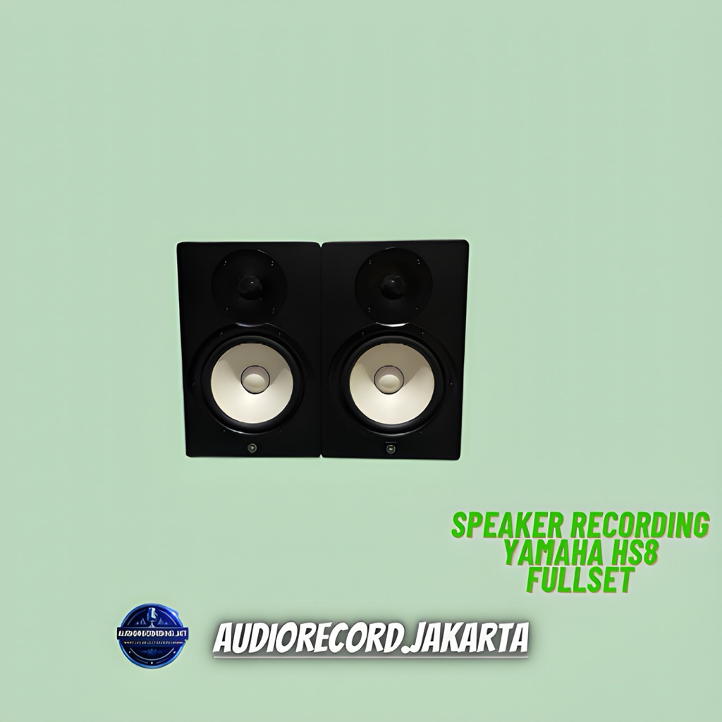 speaker Flat Recording Yamaha HS8 original