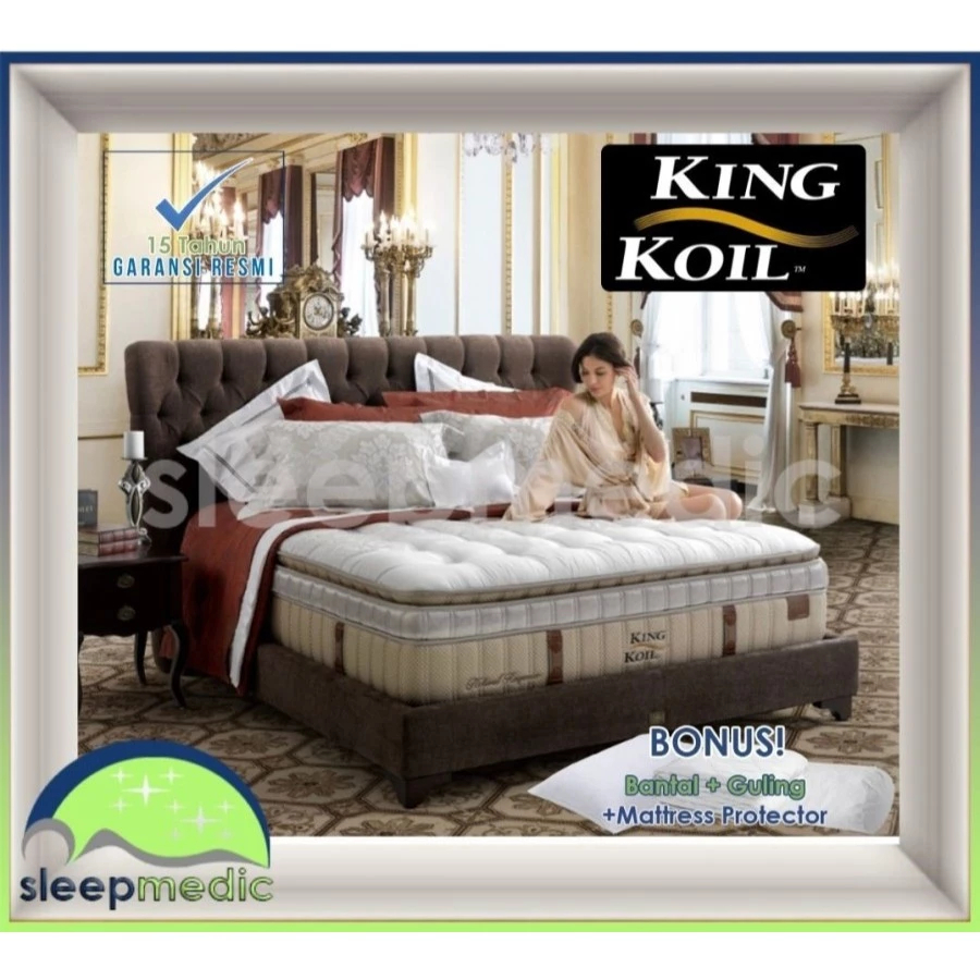 KING KOIL SpringBed NEW NATURAL RESPONSE ( KASUR / SET ) 160 180 200