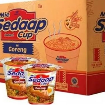 Mie sedap cup 1Dus isi 12pcs