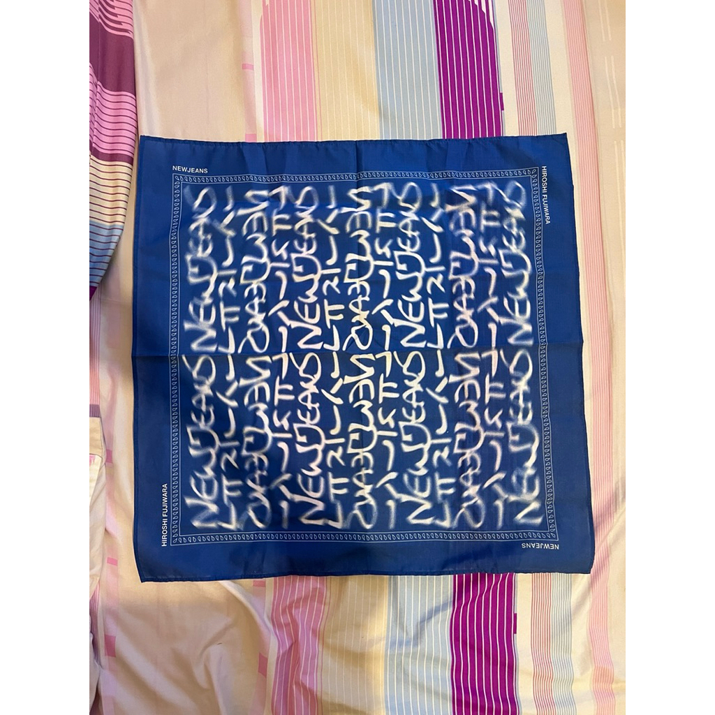 NewJeans X Hiroshi Fujiwara Bandana Preloved Original