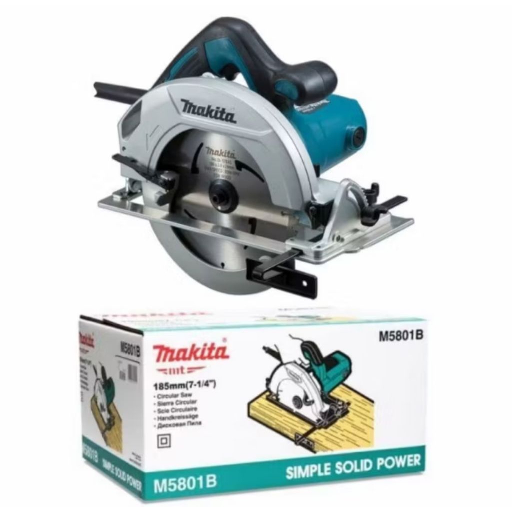 ORIGINAL MAKITA M5801B MESIN POTONG KAYU CIRCULARSAW 7" 4900 RPM