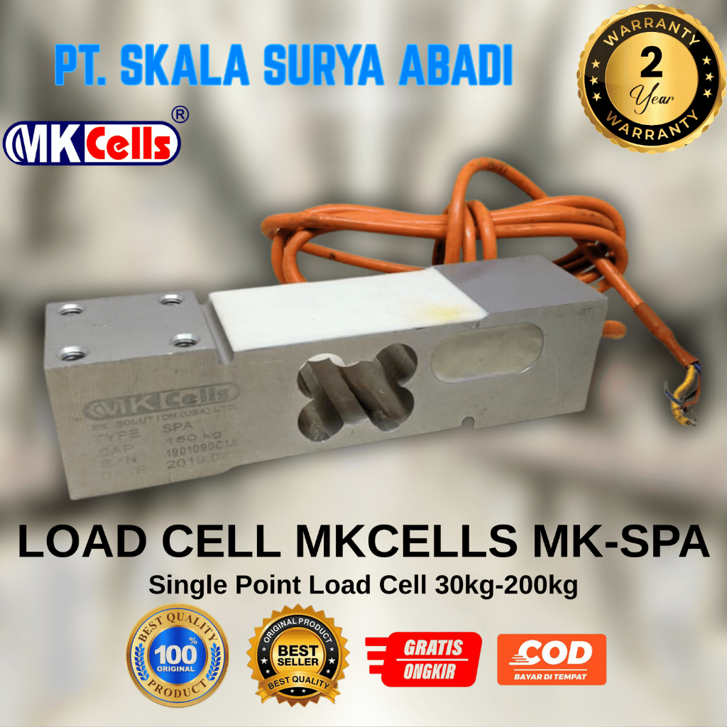 Load Cell MKCELLS MK-SPA 30Kg-200kg / Single Point Load Cell /Load Cell Timbangan