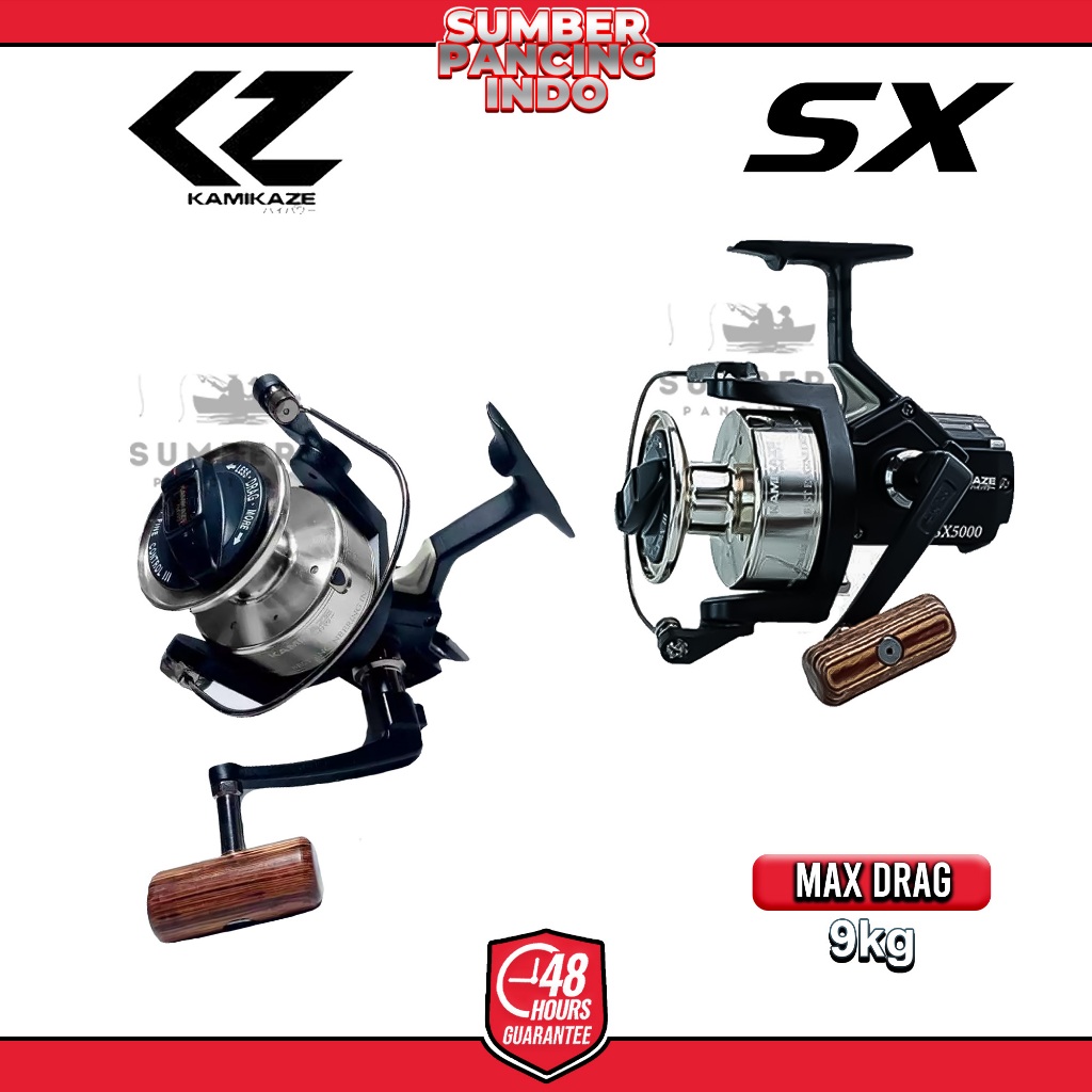 KAMIKAZE Reel Pancing Spinning SX 5000 - 7000 Super Metal Gear Best Engineering In The Word Super Me