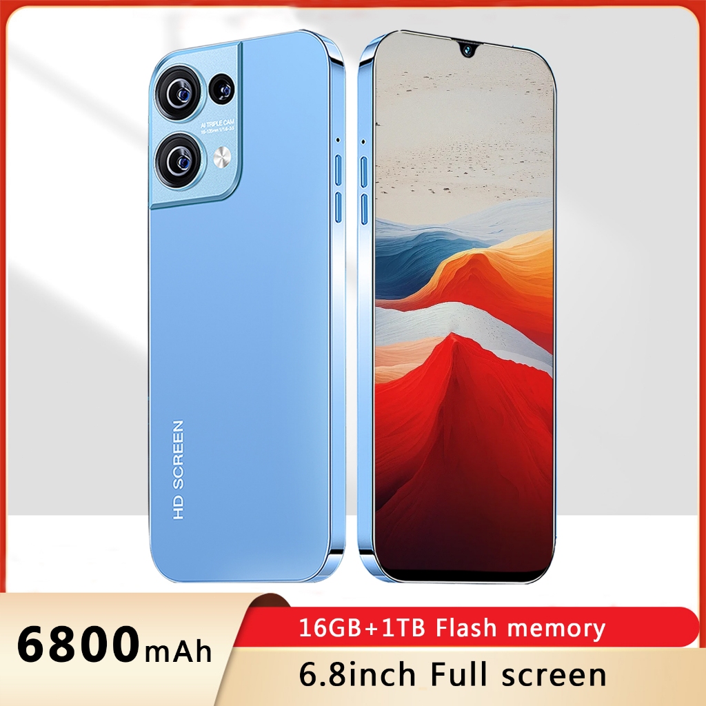Smart 10 plus Smartphone 16GB+1TB 6.8inch Baterai 6800mAh Kamera 50MP Dual SIM HD+