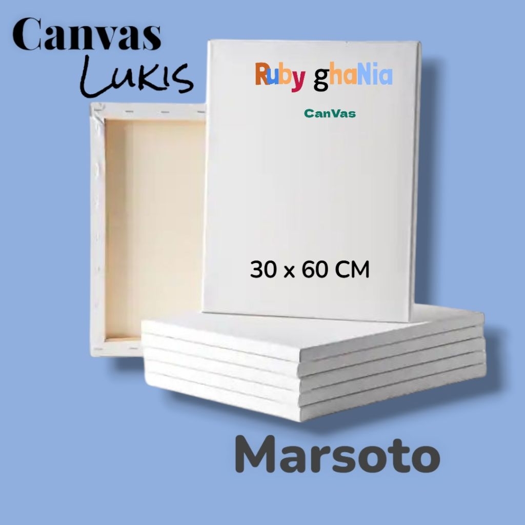 Kanvas lukis 30x60 cm/kanvas 30x60/kanvas marsoto Tebal