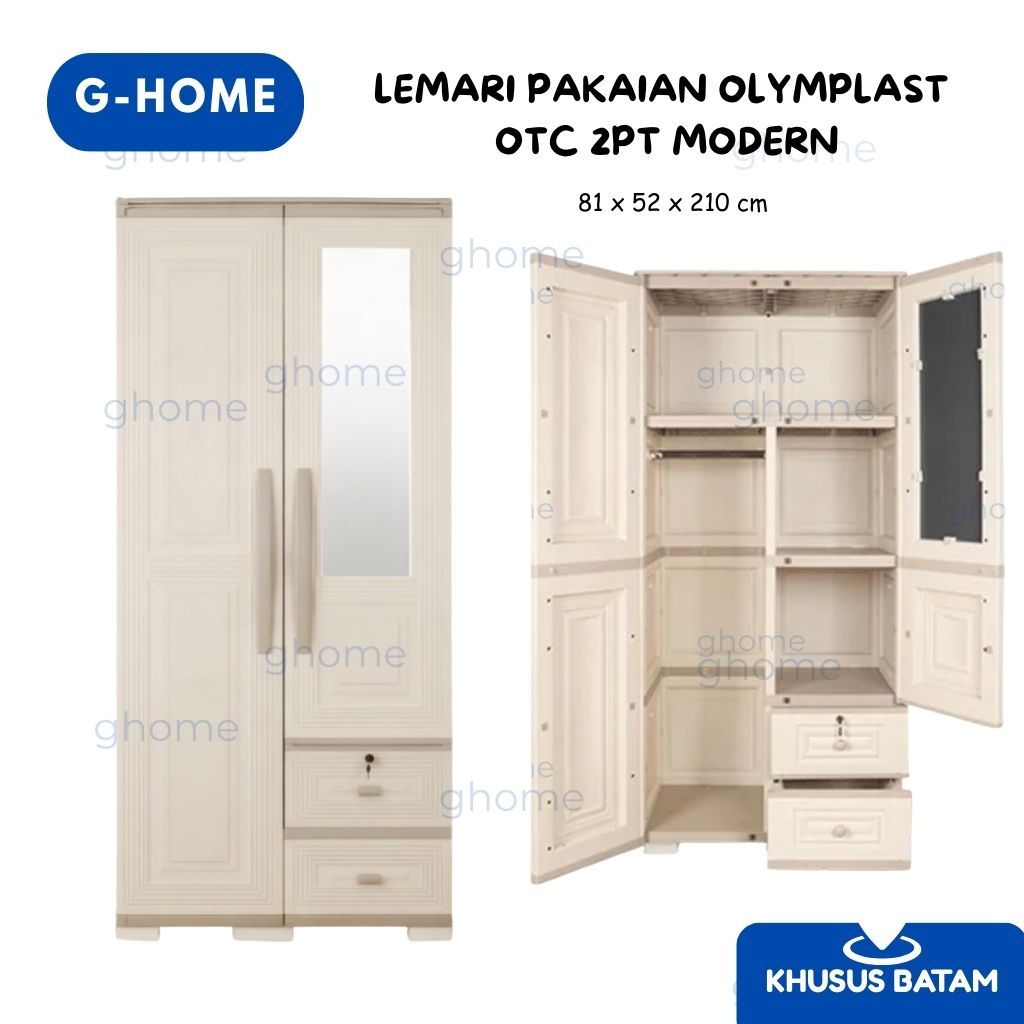 LEMARI PAKAIAN OLYMPLAST OTC 2PT MODERN