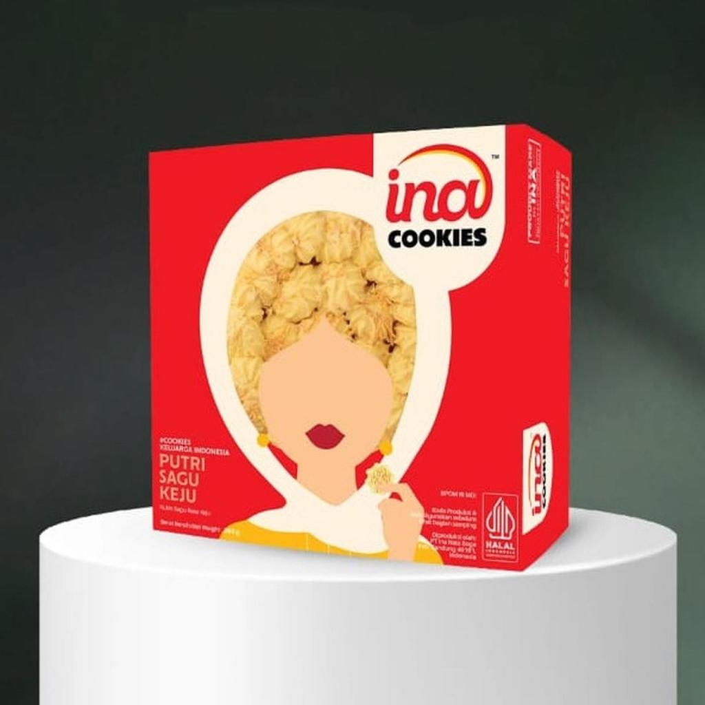 Ina Cookies Gold Toples Premium Sagu Keju (Sangat Rapuh)