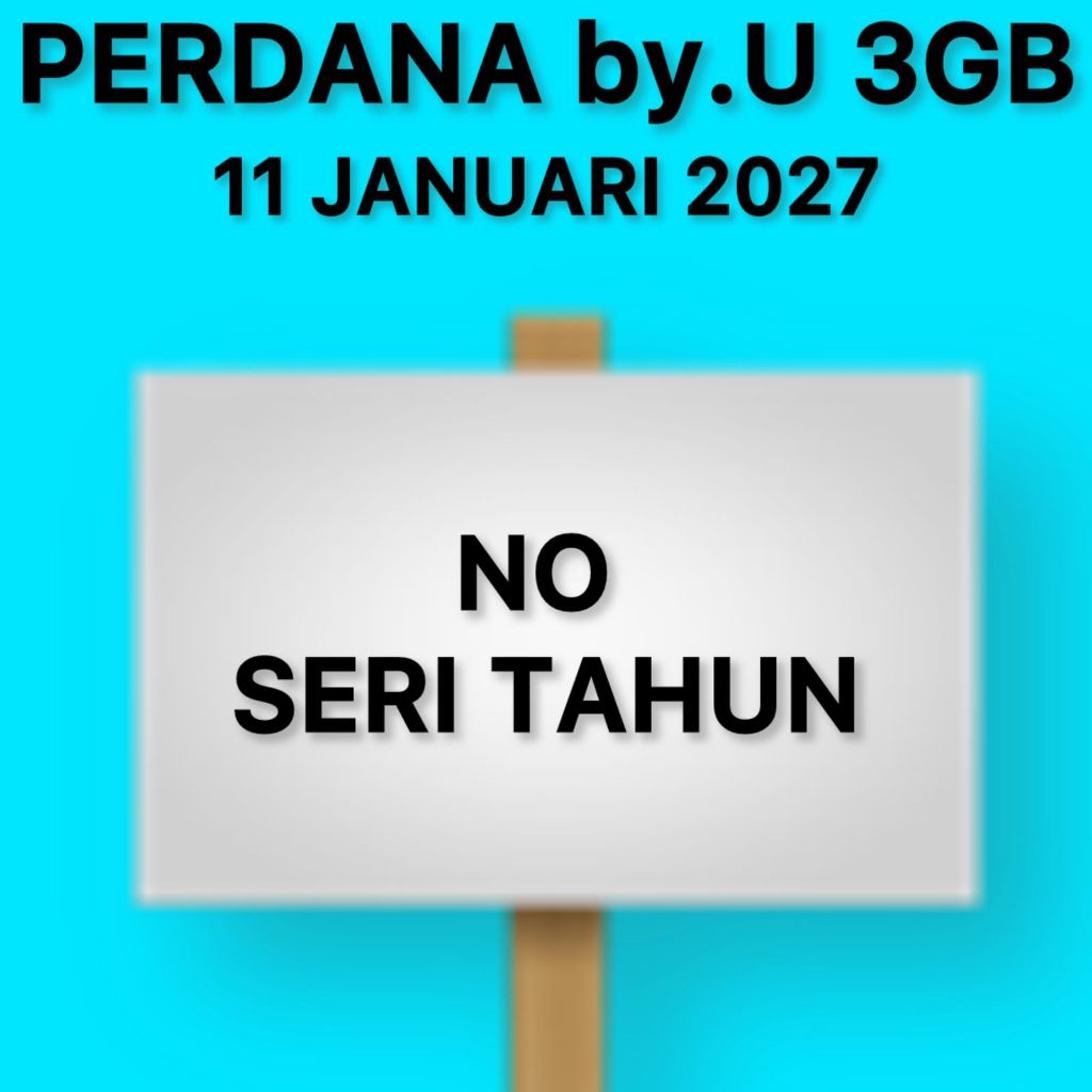 Perdana Telkomsel by.U 3GB ( SERI TAHUN)