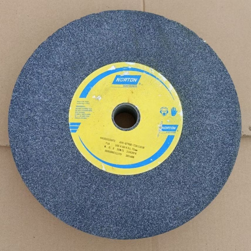 Batu gerinda duduk Norton asli 30 cm tebal batu gerinda tajam & awet