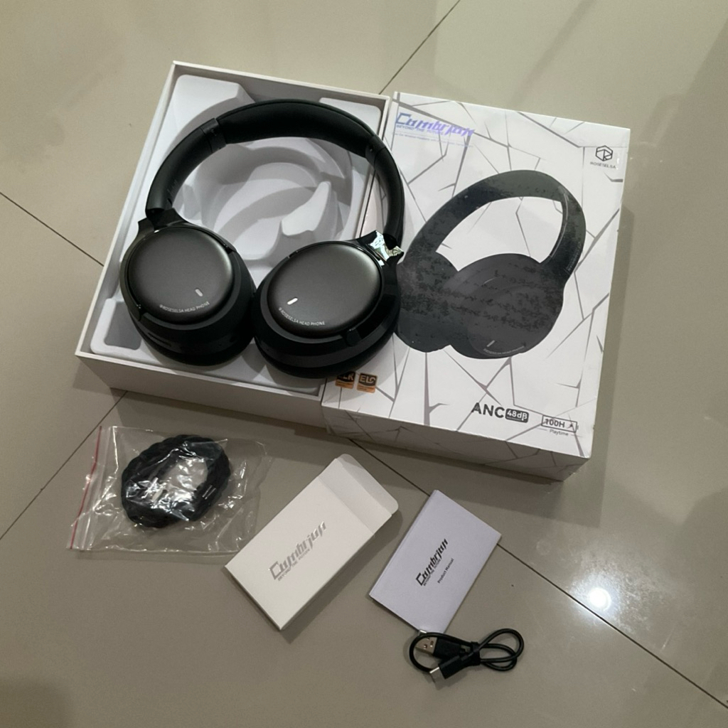 Roseselsa Rose Technics Cambrian ANC Wireless Bluetooth Headphone Headphones
