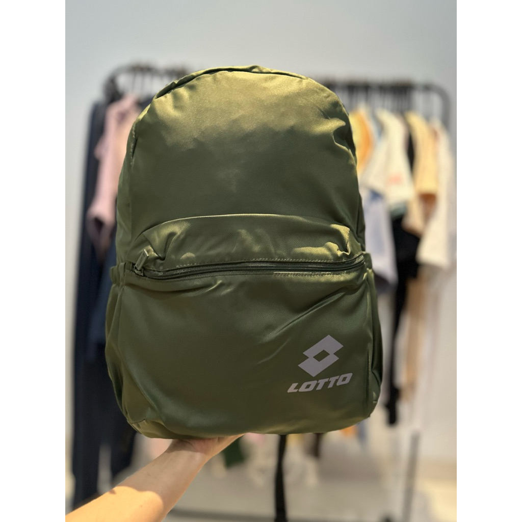 TAS RANSEL LOTTO UNISEX ELFRI BACKPACK LOTBP241212Q OLIVE ORIGINAL LOTTO