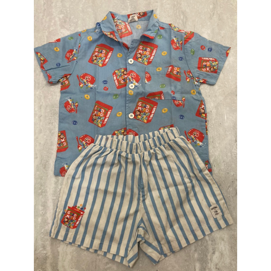 1 set bohopanna blue (preloved)