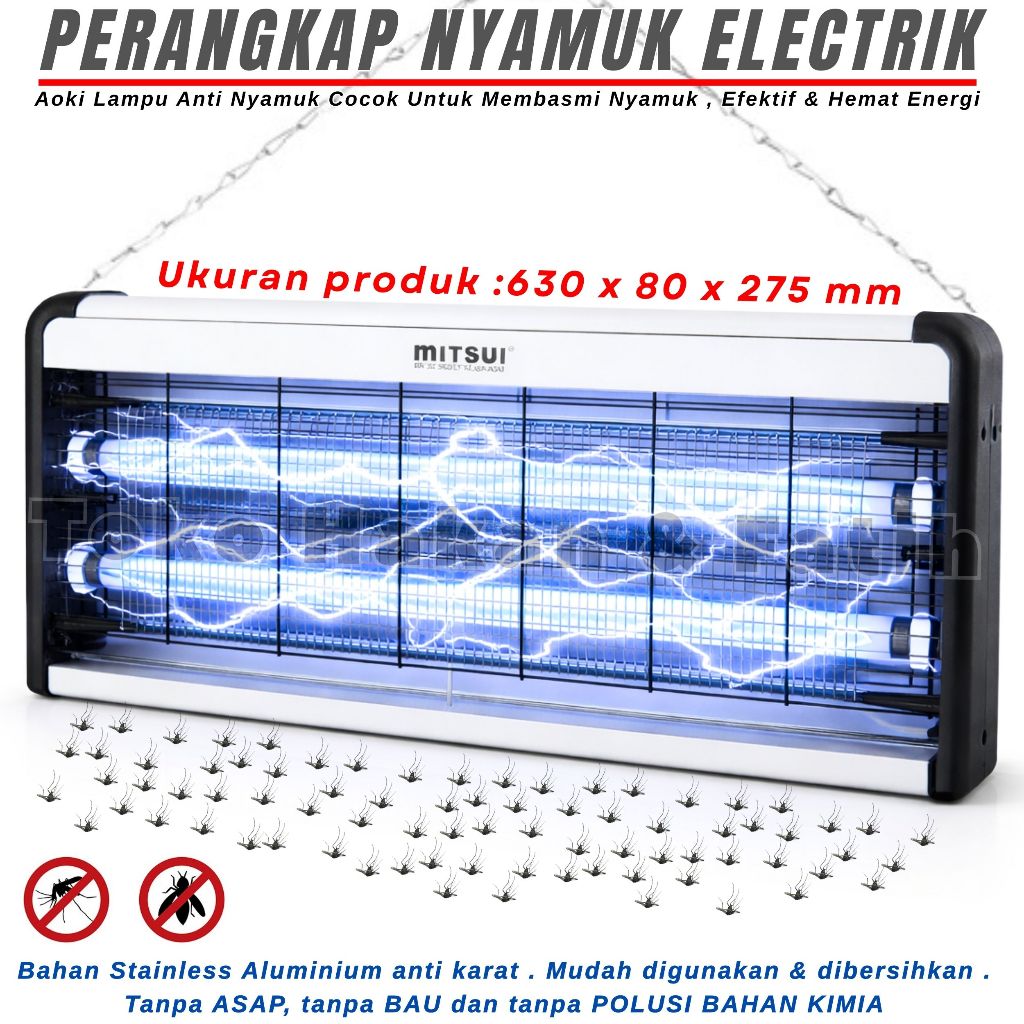 Promo~Perangkap nyamuk electrick Insect killer | MITSUI 40W & 20W , PEMBASMI SERANGGA MITSUI MIK 02 