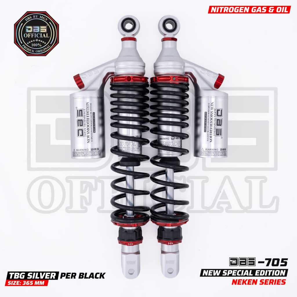 DBS 705 Series Shock belakang Nmax Old Pcx150 Pcx160 ukuran 345mm dan 365mm