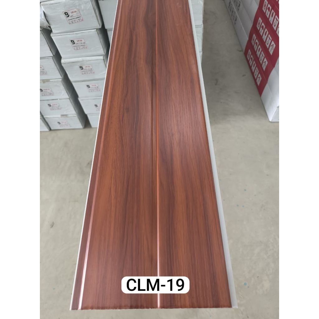 plafon pvc serat kayu jati