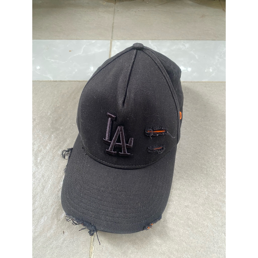 Topi New Era Cap LA Dodgers Cotton Demage