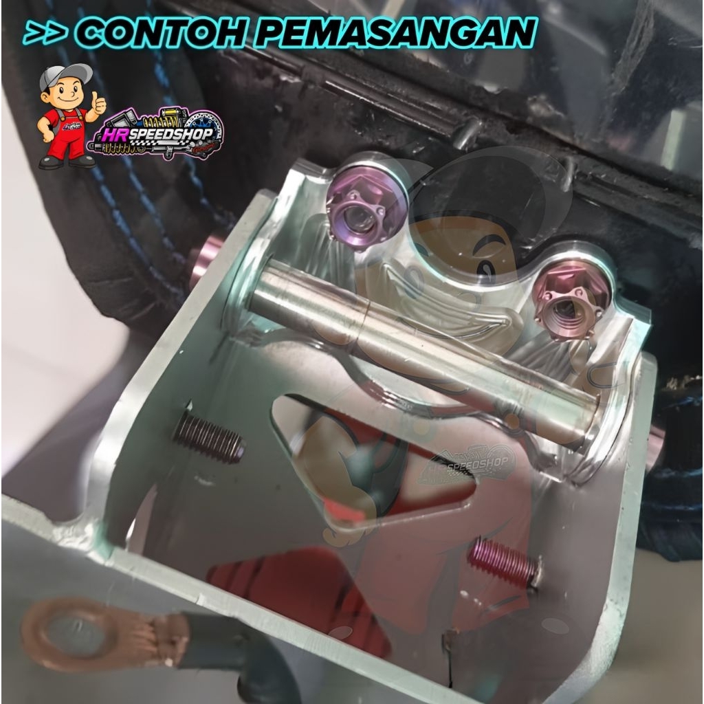 Engsel jok breket engsel jok yamaha matic Engsel Jok Cnc Yamaha Mio Sporty / Mio Smile Full