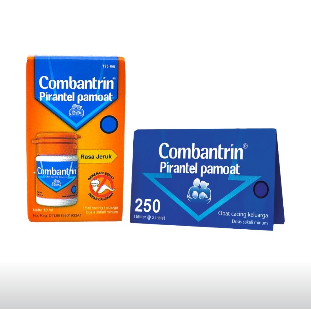Combantrin Sirup 10 ml - Efektif Melumpuhkan Cacing, Aman untuk Anak dan Dewasa