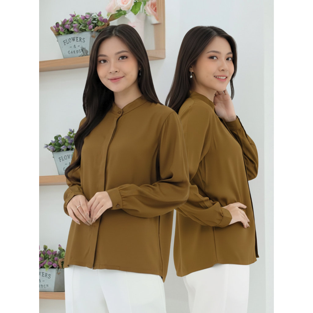ADA -  Noelle Blouse Long Sleeves Wanita #2F54