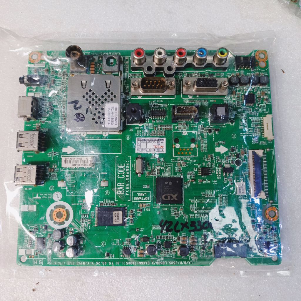MB LG 42LX330C - MAINBOARD TV LG 42LX330C - MOTHERBOARD TV LG 42LX330C - MOBO TV LG 42LX330C