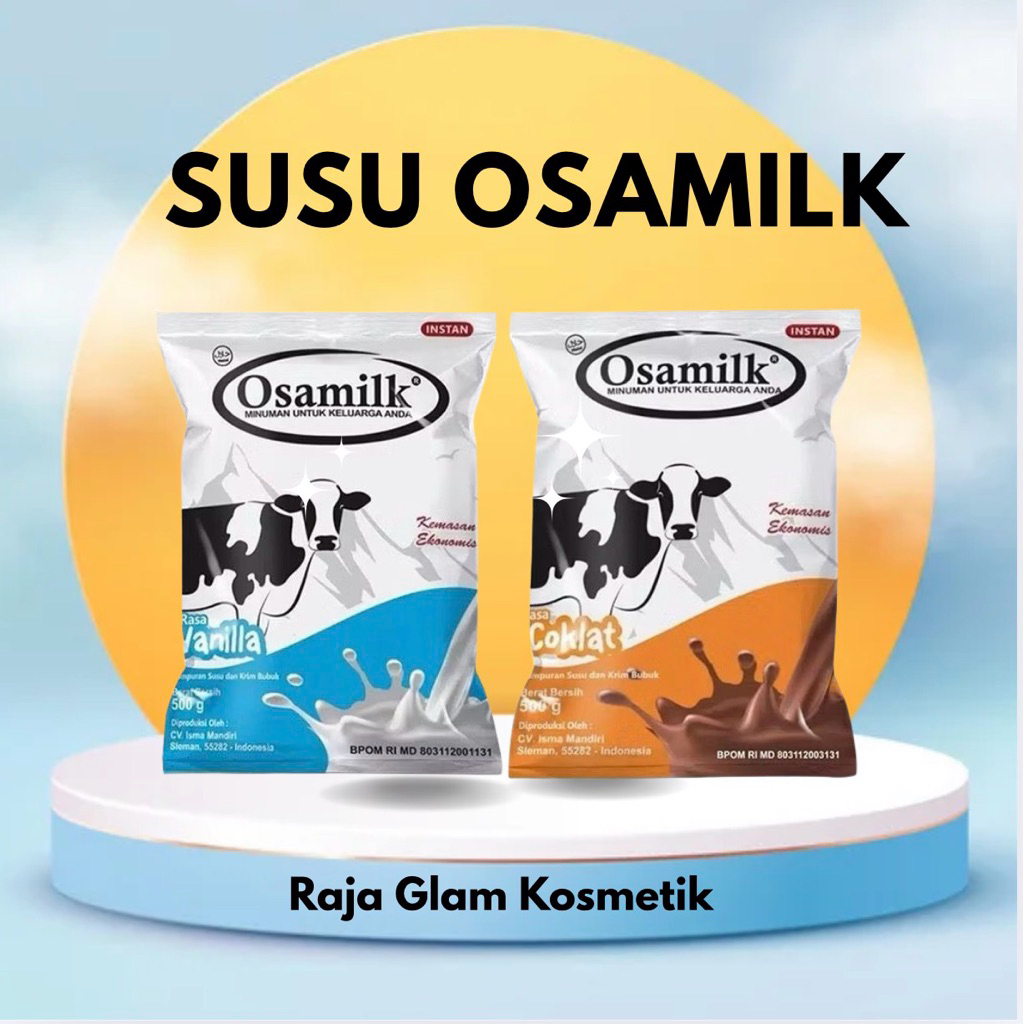 SUSU OSAMILK/OSAMILK COKLAT/OSAMILK VANILA/SUSU OSAMILK 500 GRAM