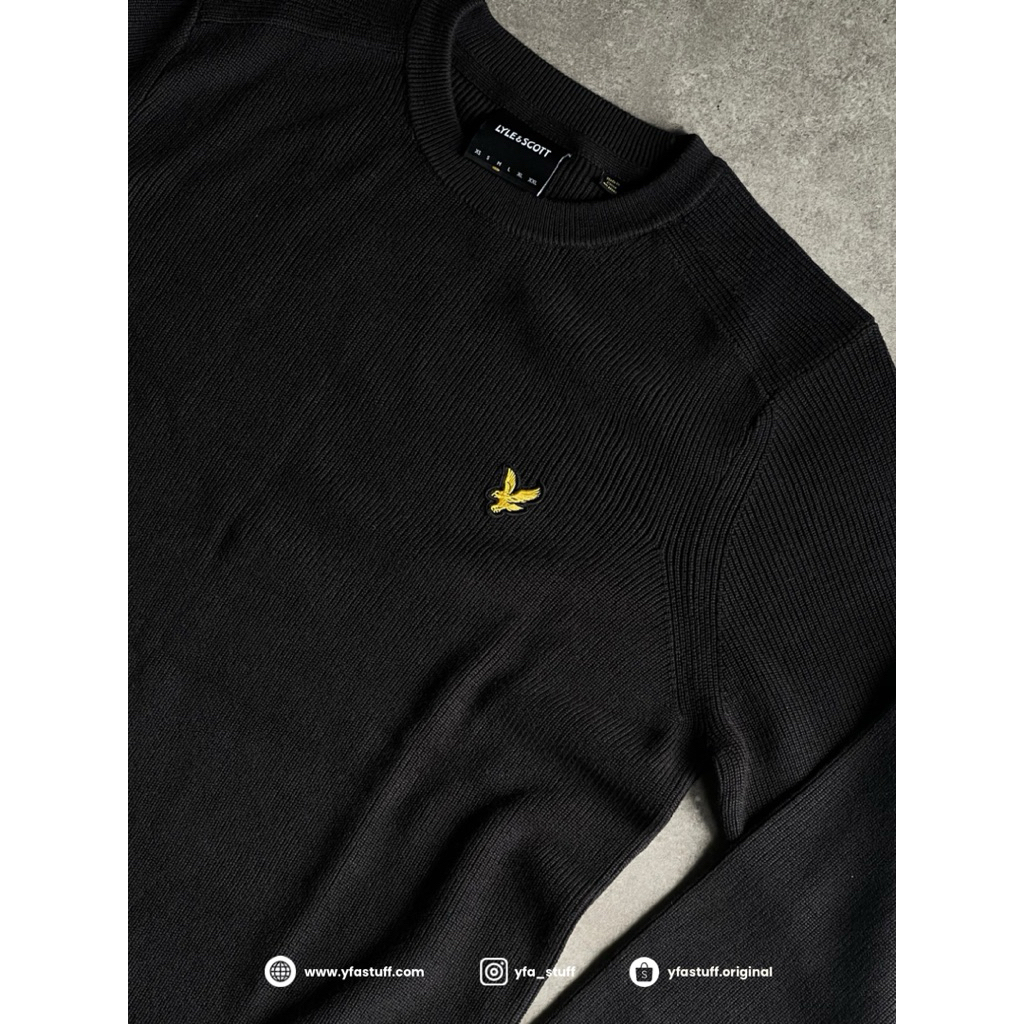 Lyle and Scott Knitwear Crewneck / Black - (BNWOT) New Original