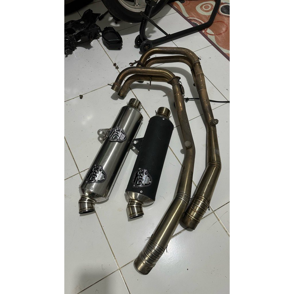 knalpot full sistem wrx gp3 k4 inlet 61