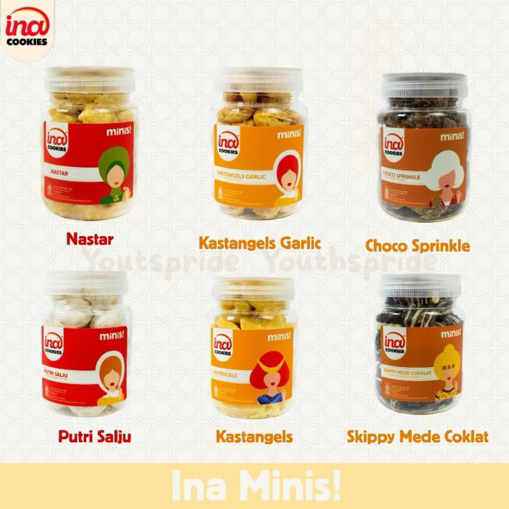 Ina Cookies Mini Cookies (Toples Mini)