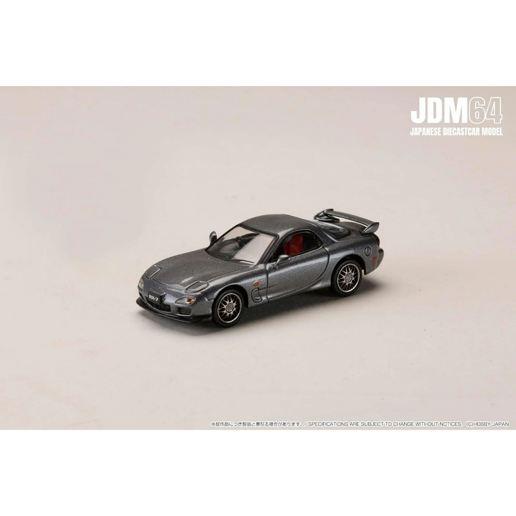 HOBBY JAPAN JDM64 MAZDA RX-7 RX7 ( FD3S ) SPIRIT R TYPE A TITANIUM GRAY METALLIC