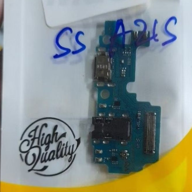 papan cas/konektor cas ori+ic+mic+hf samsung a21s
