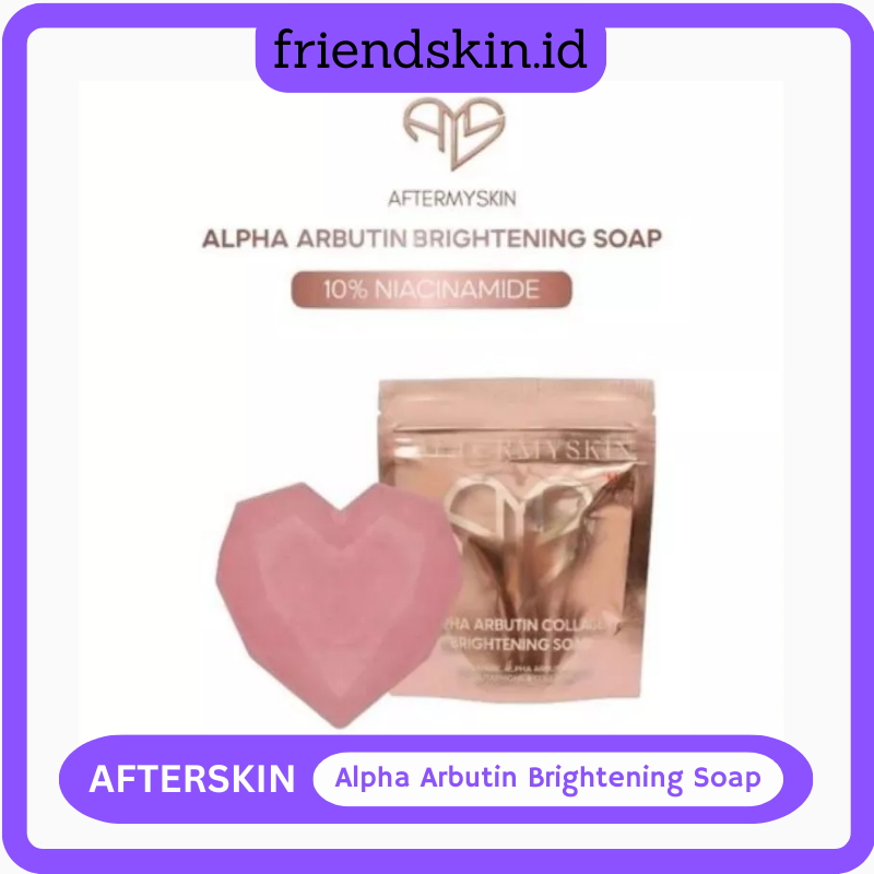 AFTERSKIN Alpha Arbutin Brightening Soap by Afterskin | Sabun Love Afterskin | AFTERMYSKIN