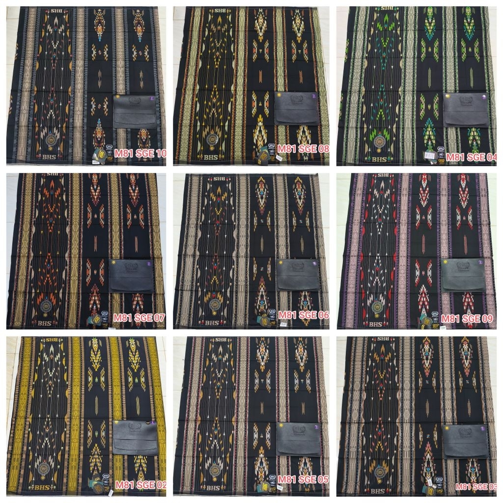 SARUNG BHS SGE MASTERPIECE GOLD HITAM LIMITED