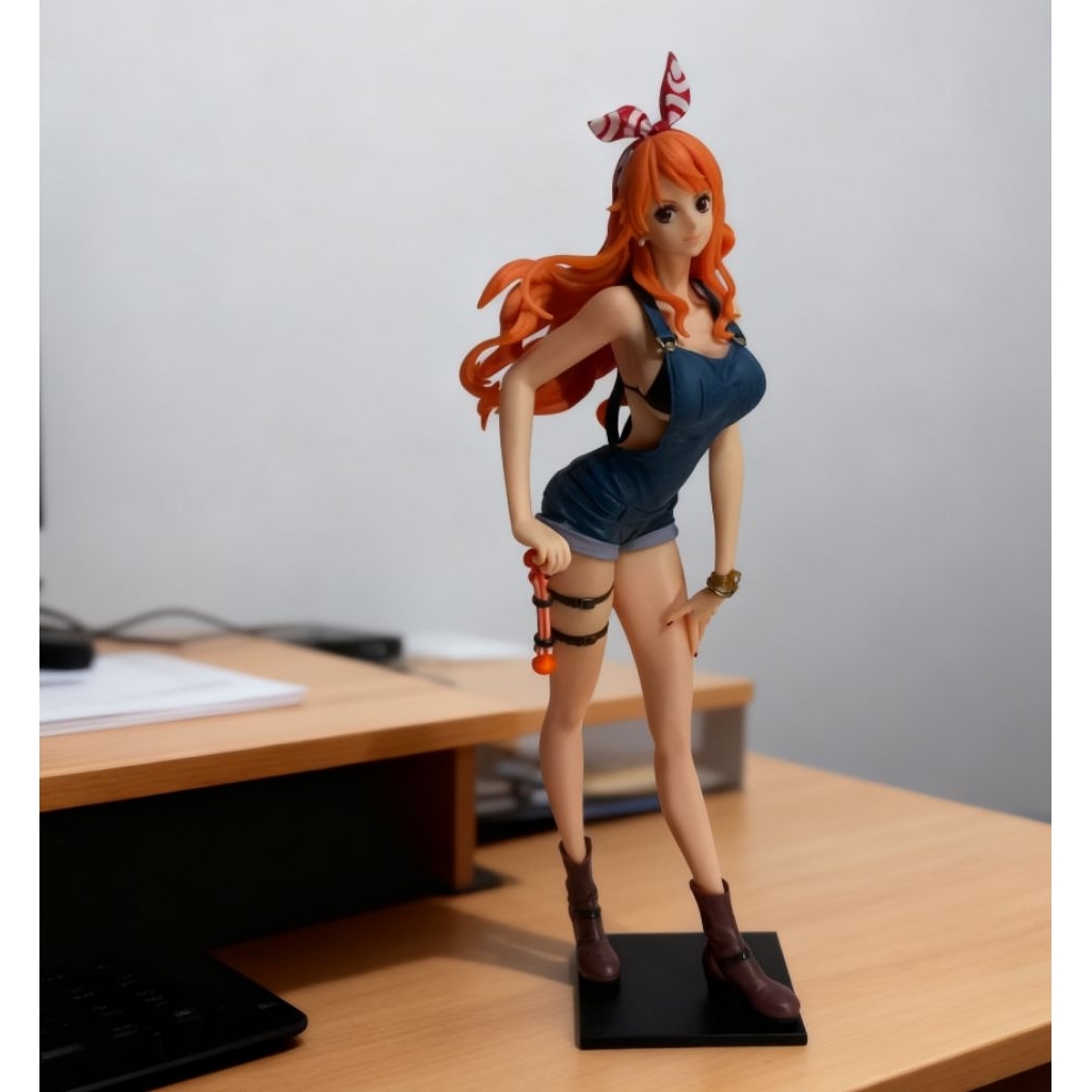 one piece nami original bandai action figure