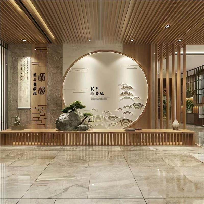 Latar belakang kain baru gaya Tiongkok klasik mewah untuk influencer online, kain gantung bergaya kl