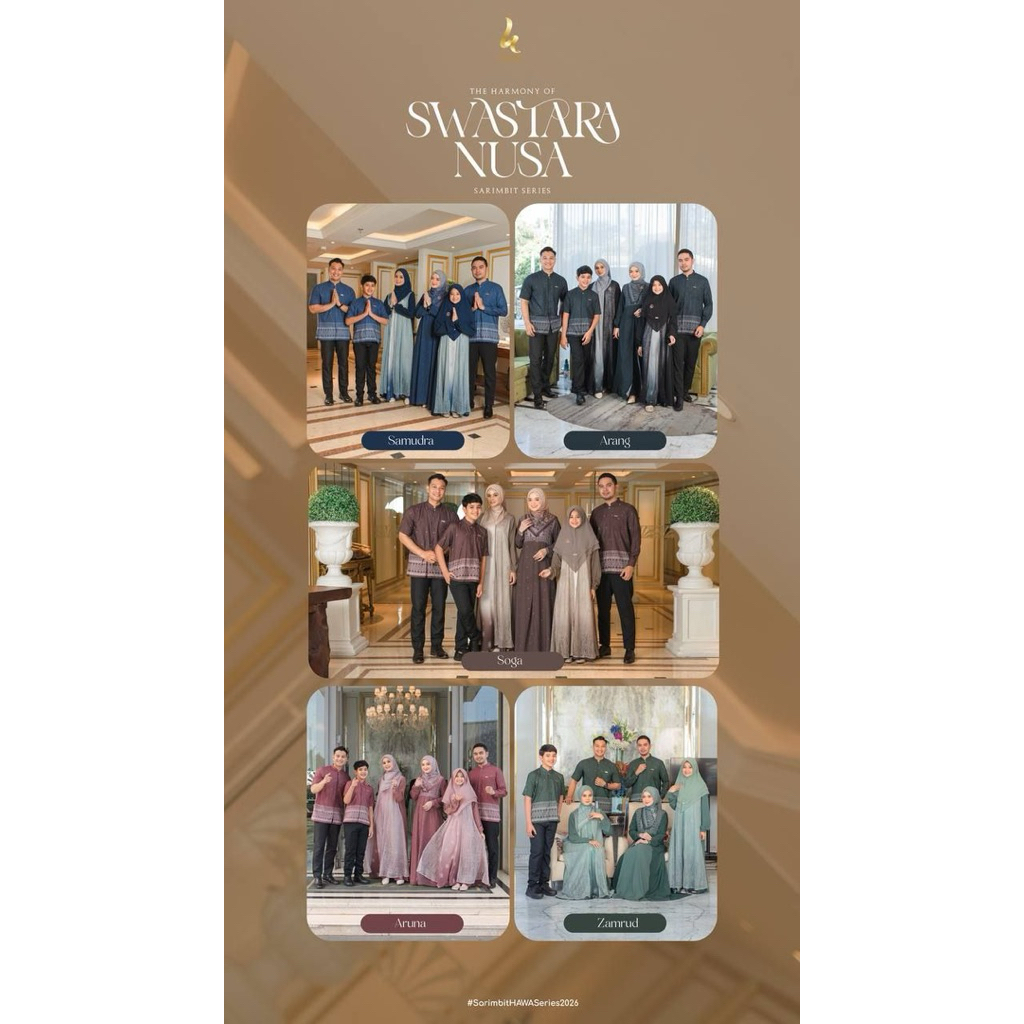 READY STOCK SWASTARA NUSA FAMILY SET BY HAWA